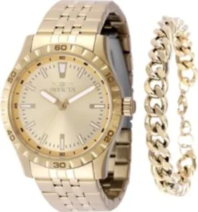 Invicta Specialty Men's Watch - 42mm Gold With Bracelet Set
