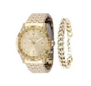 Invicta Specialty Men's Watch - 42mm, Gold With Bracelet Set (48283)